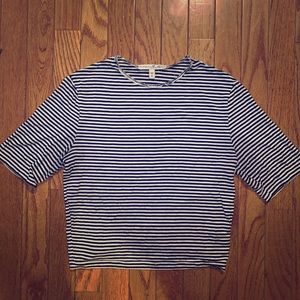 Express Stripped Crop Top